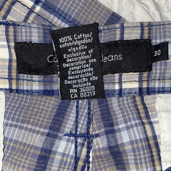 Calvin Klein Jeans Men's Plaid Shorts - Picture 7 of 7